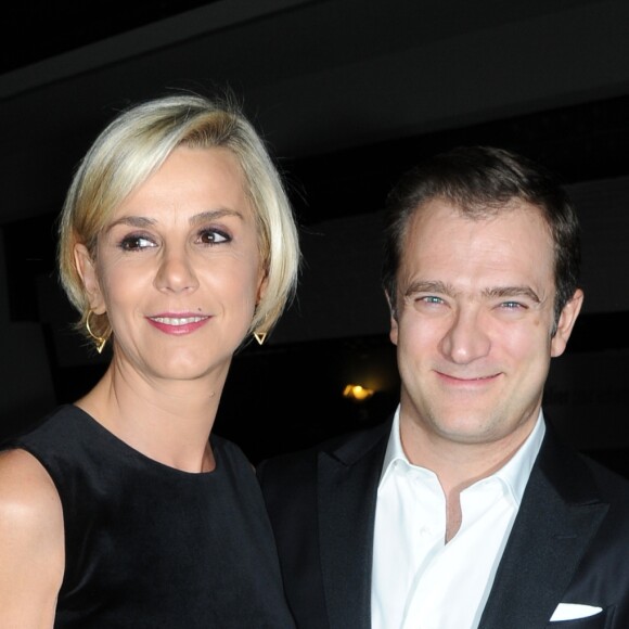 Laurence Ferrari et son mari Renaud Capuçon à la 7ème cérémonie des "Hommes de l'Année GQ" au musée d'Orsay à Paris, le 23 novembre 2016. © Rachid Bellack