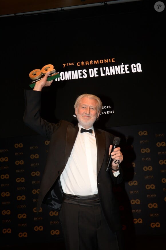Pierre Gagnaire à la 7ème cérémonie des "Hommes de l'Année GQ" au musée d'Orsay à Paris, le 23 novembre 2016. © Rachid Bellack