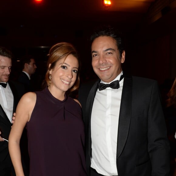 Patrick Cohen et Léa Salamé à la 7ème cérémonie des "Hommes de l'Année GQ" au musée d'Orsay à Paris, le 23 novembre 2016. © Rachid Bellack