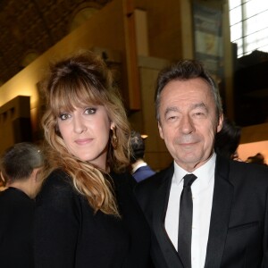 Daphné Bürki et Michel Denisot à la 7ème cérémonie des "Hommes de l'Année GQ" au musée d'Orsay à Paris, le 23 novembre 2016. © Rachid Bellack