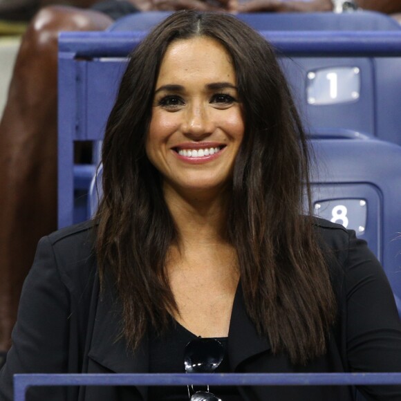 Meghan Markle lors du dixième jour de l'US Open 2016 au USTA Billie Jean King National Tennis Center à Flushing Meadow, New York, Etats-Unis, le 7 septembre 2016.