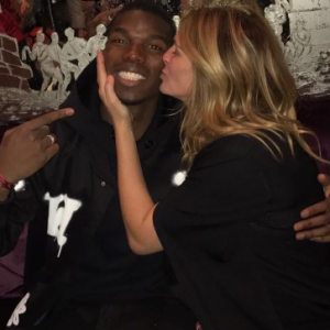 Paul Pogba a rencontré Julia Roberts le 27 novembre 2016 - Photo postée sur Instagram le 28 novembre 2016.