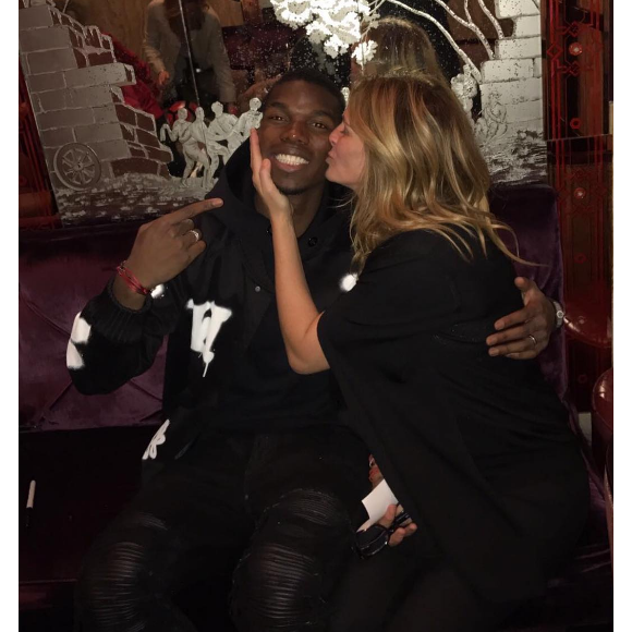 Paul Pogba a rencontré Julia Roberts le 27 novembre 2016 - Photo postée sur Instagram le 28 novembre 2016.
