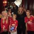 Paul Pogba a rencontré Julia Roberts le 27 novembre 2016 - Photo postée sur Instagram le 28 novembre 2016.