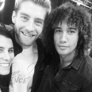 Karine Ferri, Yann-Alrick Mortreuil, Laurent Maistret le 29 novembre 2016.