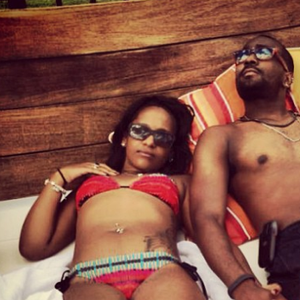 Nick Gordon et sa compagne Bobbi Kristina, heureux et en couple. Photo publiée sur sa page Instagram avant qu'elle ne plonge dans le coma au mois de janvier 2015