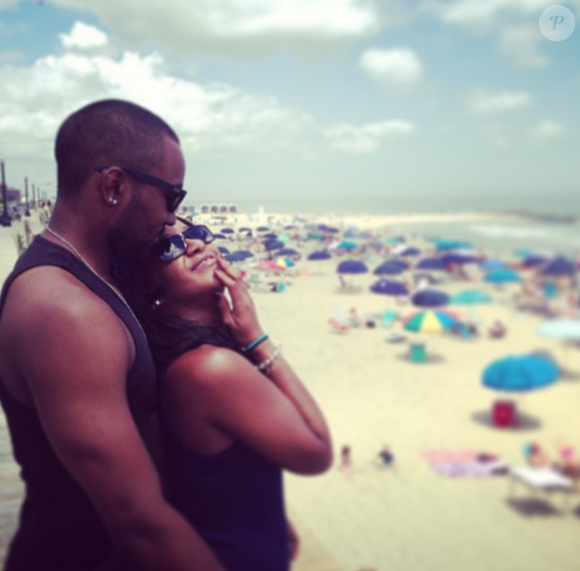 Nick Gordon et sa compagne Bobbi Kristina, heureux et en couple. Photo publiée sur sa page Instagram avant qu'elle ne plonge dans le coma au mois de janvier 2015