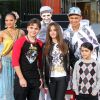Prince Jackson, Paris Jackson, Blanket Jackson lors d'une cérémonie au Grauman's Chinese Theatre à Hollywood, le 26 janvier 2012