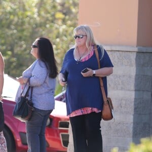 Exclusif - Debbie Rowe, (l'ex-nurse de Michael Jackson et mère de Paris et Prince Jackson) sort de chez "J Salon Studios & Spa" à Los Angeles, le 15 septembre 2016. © CPA/Bestimage