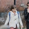 Exclusif - Michelle Williams se promène avec sa fille Matilda Ledger dans les rues de New York, le 8 mars 2016