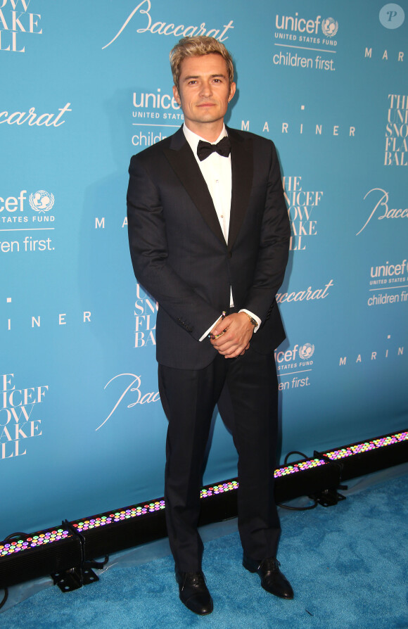 Orlando Bloom à la 12ème soirée annuelle caritative UNICEF Snowflake Ball à New York, le 29 novembre 2016