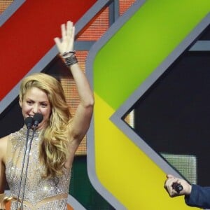 Shakira à la cérémonie des 40èmes Music Awards à Barcelone, le 1er décembre 2016.
