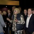 Michel Polnareff et Fabien Lecoeuvre - Inauguration du centre culturel Michel Polnareff à Fontenay-Trésigny le 25 novembre 2016