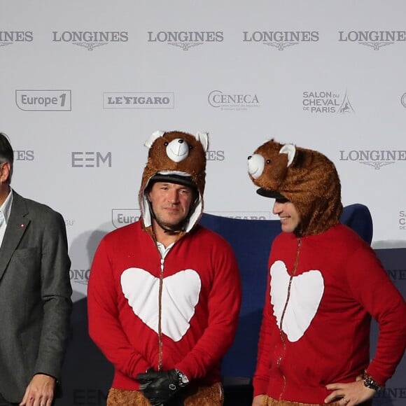 Benjamin Castaldi - Pro-Am for Charity présenté par Hyatt lors de la troisième journée du Longines Masters de Paris 2016 au parc des expositions de Villepinte le 3 décembre 2016. © Dominique Jacovides-Cyril Moreau