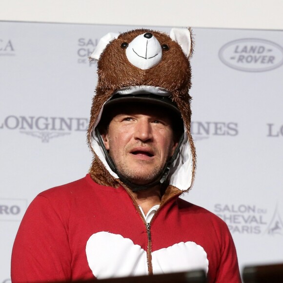 Benjamin Castaldi - Pro-Am for Charity présenté par Hyatt lors de la troisième journée du Longines Masters de Paris 2016 au parc des expositions de Villepinte le 3 décembre 2016. © Dominique Jacovides-Cyril Moreau