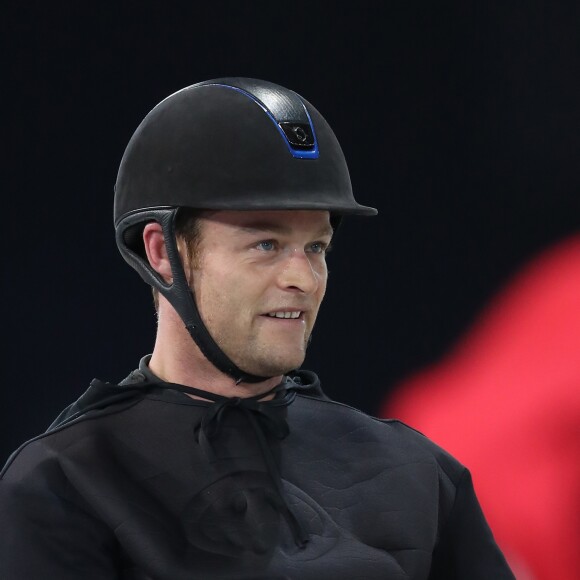 Benoît Petitjean (compagnon de Laurent Ruquier) - Pro-Am for Charity présenté par Hyatt lors de la troisième journée du Longines Masters de Paris 2016 au parc des expositions de Villepinte le 3 décembre 2016. © Dominique Jacovides-Cyril Moreau/Bestimage  Pro-Am for Charity presented by Hyatt Rider during the third day of the Longines Masters of Paris 2016 at the parc des expositions de Villepinte near Paris on December, 3 2016.03/12/2016 - Villepinte