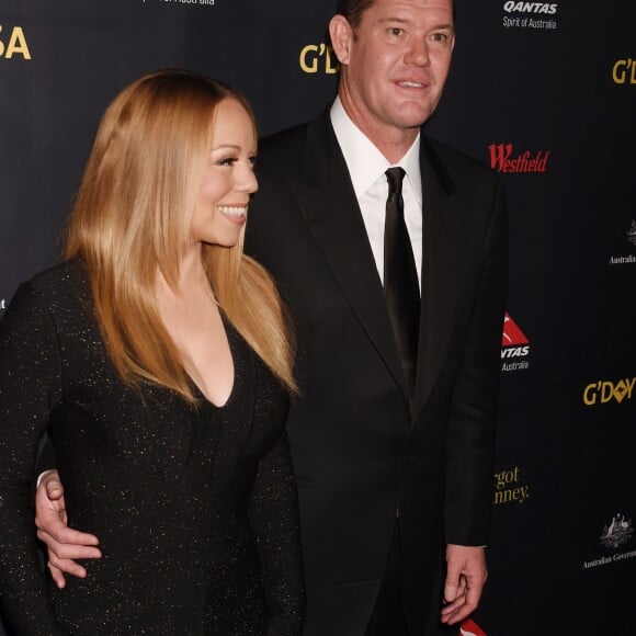 Mariah Carey et son compagnon James Packer à la soirée G'Day à Los Angeles le 28 janvier 2016. © CPA / BESTIMAGE 28/01/2016 - Los Angeles