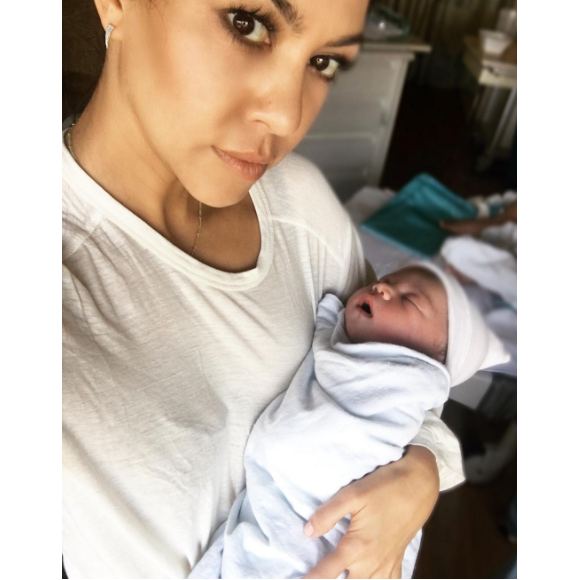 Kourtney Kardashian a publié une photo de Saint West sur sa page Instagram à l'occasion de son premier anniversaire, le 5 décembre 2016