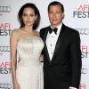 Angelina Jolie et son mari Brad Pitt - Première de "By the Sea" à Los Angeles le 5 novembre 2015. © CPA/Bestimage