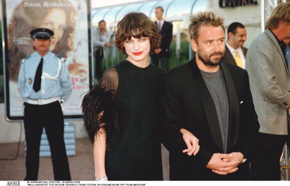 Milla Jovovich et Luc Besson - Festival de Deauville en 1997