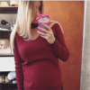 Alexia Mori (Secret Story 7) enceinte, le 4 novembre sur Instagram.