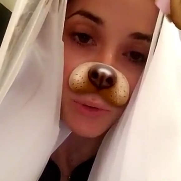 Capucine Anav sur Snapchat, dimanche 11 décembre 2016