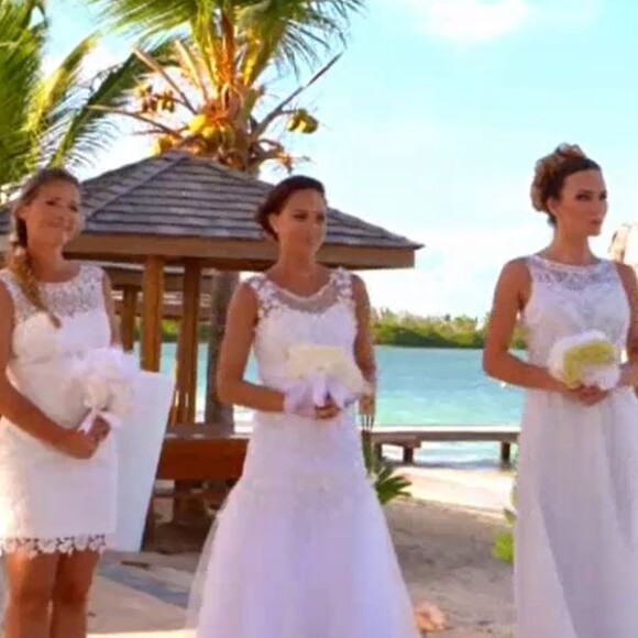 Mariage d'Hélène, Valentina et Chloé dans "Les Mystères de l'amour", dimanche 11 décembre 2016, sur TMC
