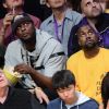 Lamar Odom et Kanye West à Los Angeles le 13 avril 2016.