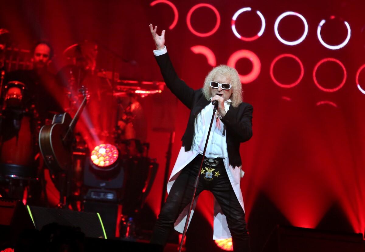 Photo Exclusif Michel Polnareff Lors De Son Concert La Patinoire