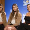 Sistine Stallone, Scarlet Stallone, Sophia Stallone - Annonce des nominations de la 74e cérémonie annuelle des Golden Globes Awards à Beverly Hills. Le 12 décembre 2016