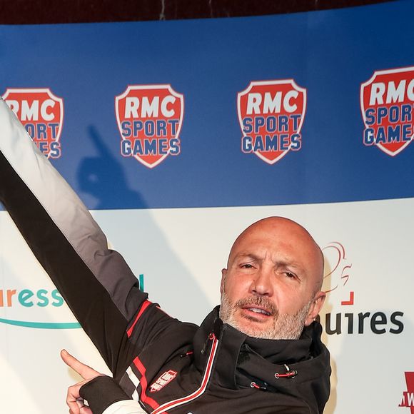 Semi Exclu - Frank Leboeuf - Photocall de la cérémonie des RMC Sport Games Awards aux Menuires le 9 décembre 2016.