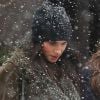Meghan Markle fait du shopping sous la neige avec une amie à Toronto le 11 décembre 2016