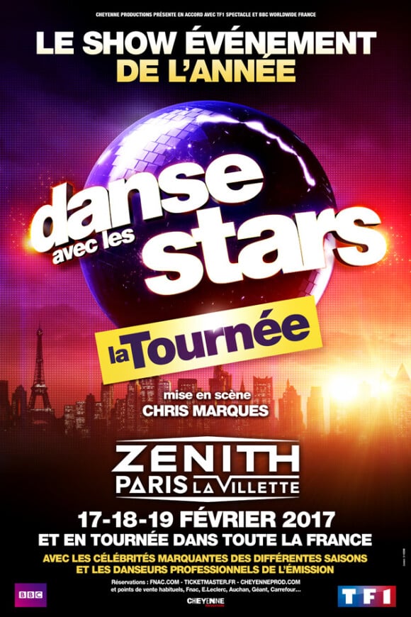 Affiche de la tournée "Danse avec les stars 7"