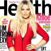 Khloé Kardashian en couverture du magazine Health au mois de décembre 2016