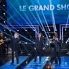 Exclusif - Eddy Mitchell et Jacques Dutronc - Enregistrement de l'émission "Le Grand Show : Spécial Johnny Hallyday", qui sera diffusée sur France 2 le 28 novembre © Cyril Moreau / Bestimage