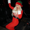 Christina Aguilera, mère Noël super sexy. Photo postée sur Instagram en décembre 2016.