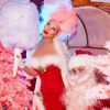 Christina Aguilera, mère Noël super sexy. Photo postée sur Instagram en décembre 2016.