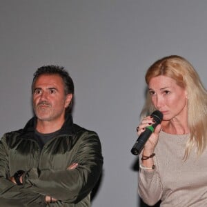 José Garcia et sa femme Isabelle Doval au Kinepolis de Lomme, le 10 octobre 2013.