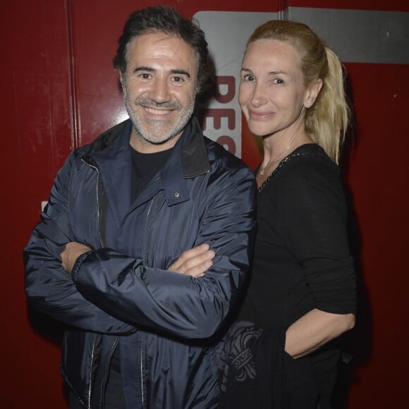 José Garcia et sa femme Isabelle Doval - People au concert de Patrick Bruel au Zénith de Paris le 31/05/2013