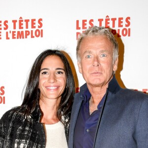 Franck Dubosc et sa femme Danièle - Avant-première du film "Les tÍtes de l'emploi" au complexe cinématographique parisien Gaumont-Opéra à Paris, France, le 14 novembre 2016.