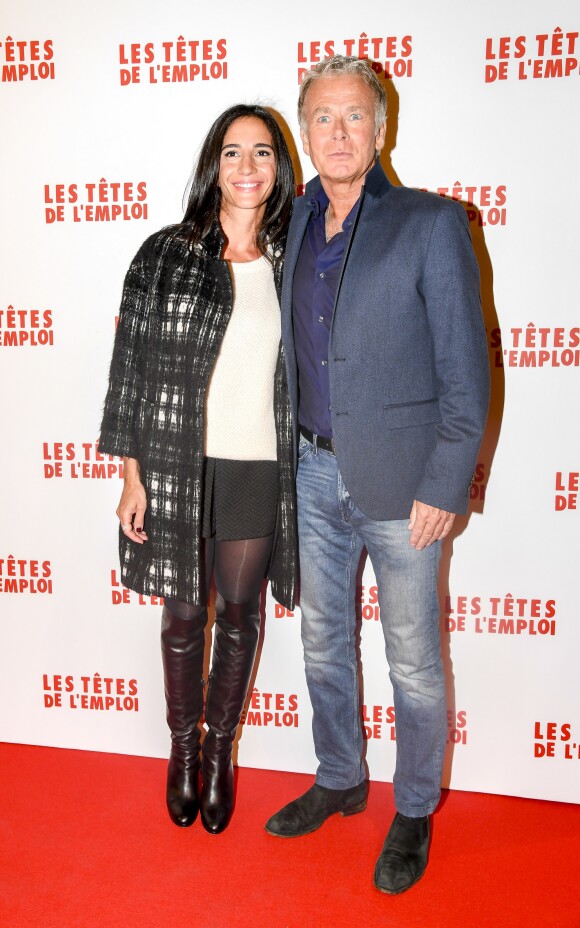 Franck Dubosc et sa femme Danièle - Avant-première du film "Les tÍtes de l'emploi" au complexe cinématographique parisien Gaumont-Opéra à Paris, France, le 14 novembre 2016.