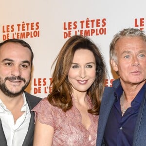 François-Xavier Demaison , Elsa Zylberstein et Franck Dubosc - Avant-première du film "Les tÍtes de l'emploi" au complexe cinématographique parisien Gaumont-Opéra à Paris, France, le 14 novembre 2016.