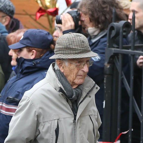 Obsèques de Michèle Morgan en l'église Saint-Pierre de Neuilly-sur-Seine, le 23 décembre 2016.