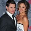 Vanessa Minnillo et son mari Nick Lachey - Présentation de la saison 4 de la série "Game of Thrones" à New York, le 19 mars 2014.