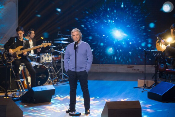 Exclusif - Daniel Guichard - Enregistrement de l'émission "Même Le Dimanche" présentée par Dave et Wendy Bouchard à La Plaine Saint-Denis, le 5 décembre 2016. Diffusion sur France 3 le 1er janvier 2017.