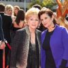 Carrie Fisher et sa mère Debbie Reynolds aux Primetime Creative Emmy Awards à Los Angeles le 11 septembre 2011