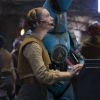 Billie Lourd, fille de Carrie Fisher, dans "Star Wars: Episode VII - Le réveil de la Force" en (2015). Elle interprète le rôle du Lieutenant Connix.