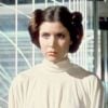 Carrie Fisher dans le rôle de la princesse Leia dans le premier épisode de la saga Star Wars en 1977.