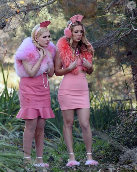 Billie Lourd et Abigail Breslin dans la première saison de "Scream Queens" en 2015.