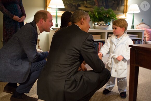 Le prince George de Cambridge, fils du prince William et de la duchesse Catherine, a vécu une riche année 2016, marquée notamment par sa rencontre en avril avec le président américain Barack Obama.